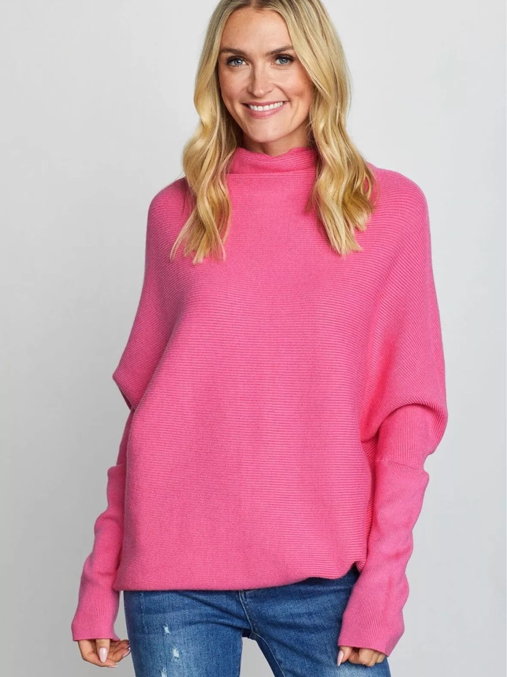 Women’s Pink Cozy Knit Sweater